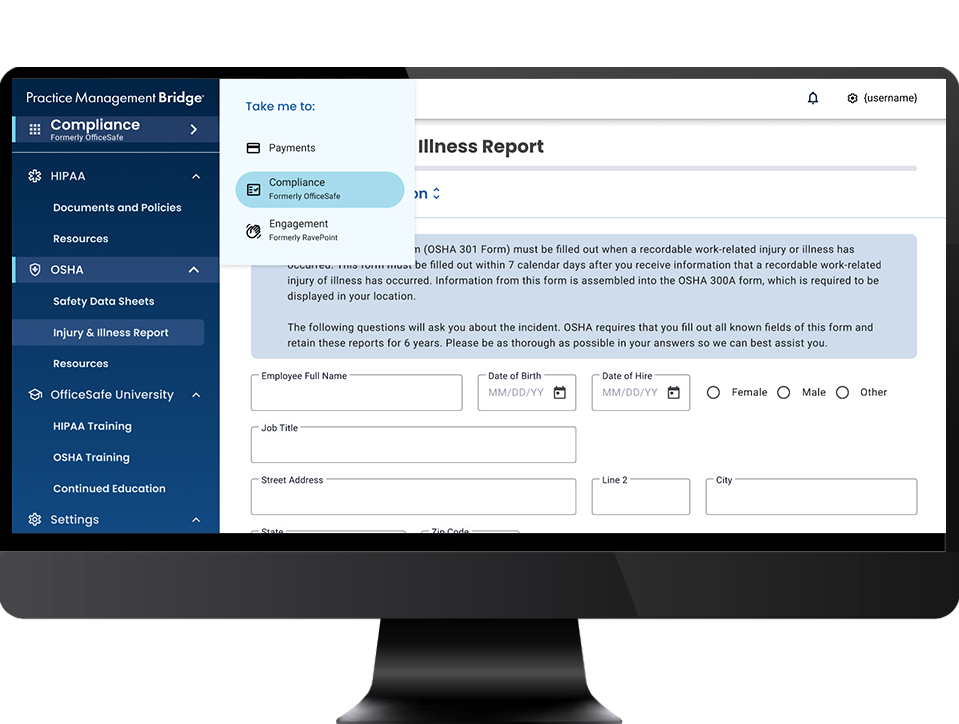 screenshot of Rectangle Health